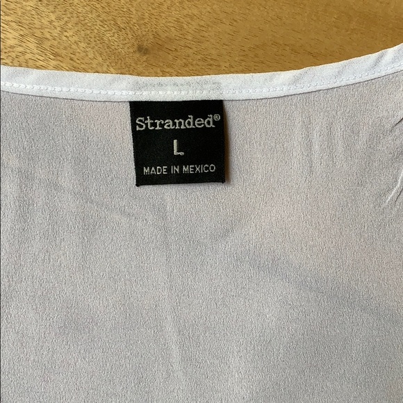 Stranded brand sheer tank top - Picture 3 of 5